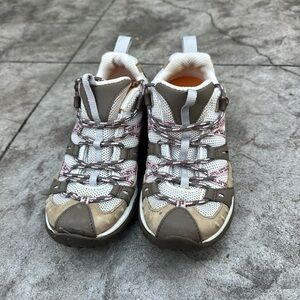 Merrell Kids' Brown and White hiking shoes